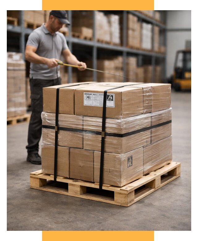 Упаковка и паллетирование грузов от 3573 р. | СетСервис-Нвр