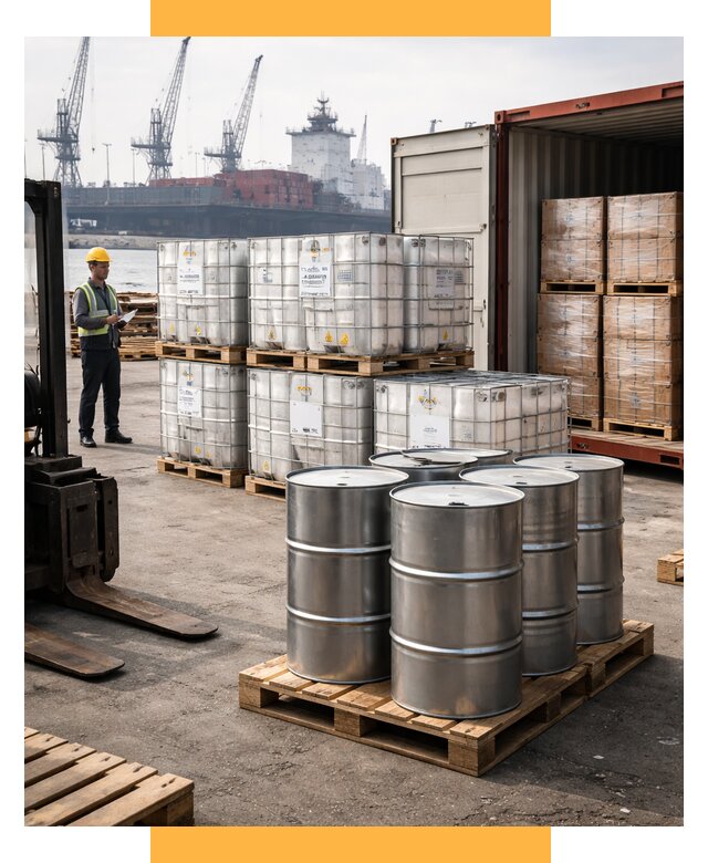 Доставка химического сырья из Индии от 255200 р. | СетСервис-Нвр