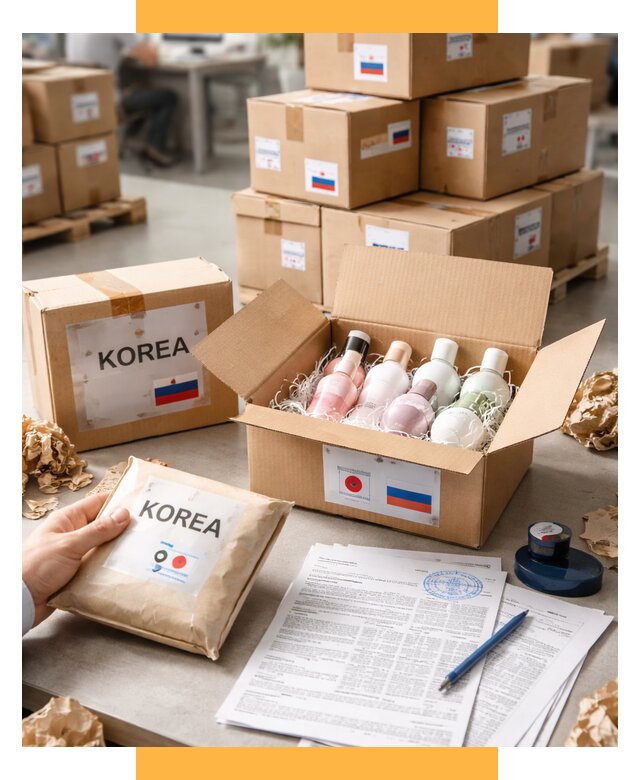 Доставка косметики из Кореи от 8677 р. под ключ | СетСервис-Нвр