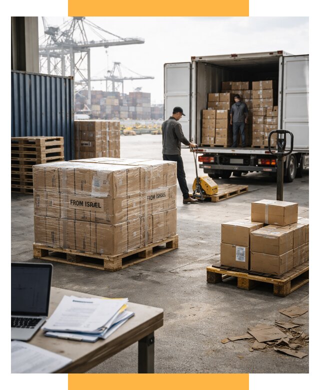 Доставка грузов из Израиля от 15312 р., логистика от СетСервис-Нвр