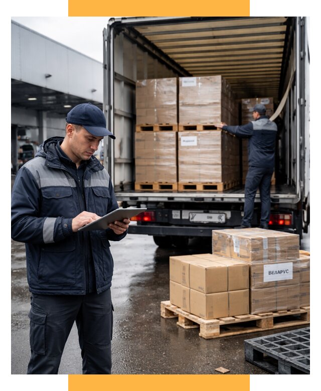 Доставка грузов из Беларуси от 15312 р. логистика СетСервис-Нвр
