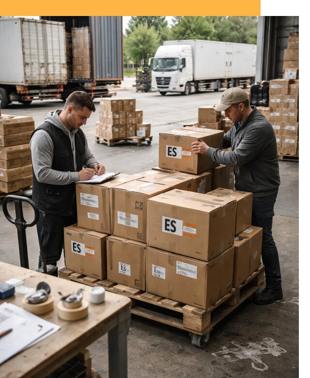 Доставка грузов в Испанию автотранспортом от 35728 руб