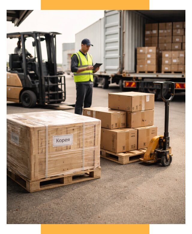 Доставка грузов в Корею из России от 35728 р. | СетСервис-Нвр