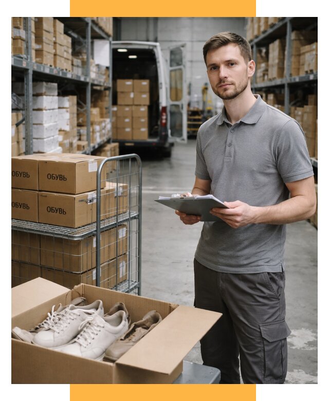 Доставка обуви из Китая и Турции от 4594 р. СетСервис-Нвр