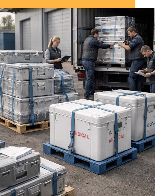 Перевозка медицинского оборудования по всему миру от 15312 руб