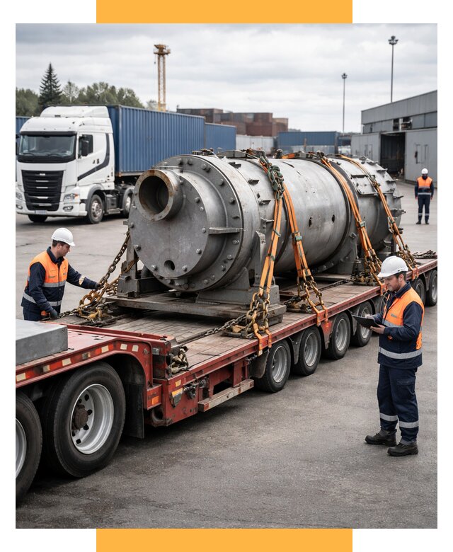 Перевозка тяжеловесных грузов под ключ от 153120 р. | СетСервис-Нвр